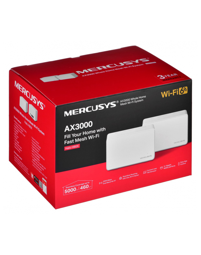 System mesh Mercusys Halo H80X(2-pack) główny