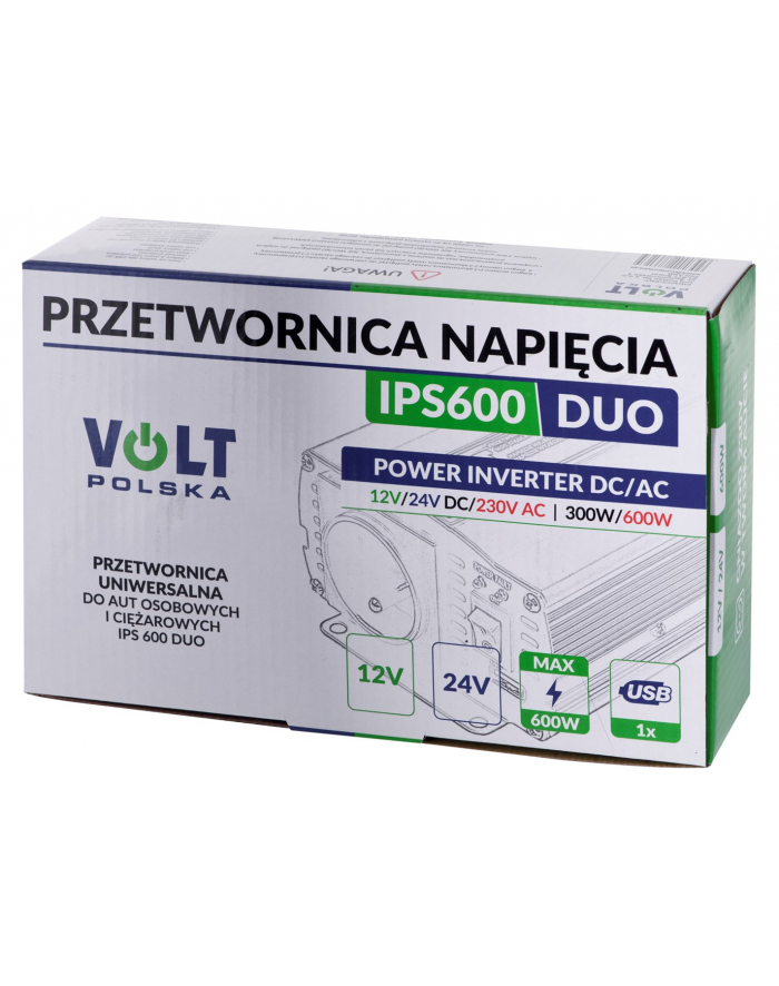 volt polska Przetwornica napiecia IPS 600 DUO 12/24V/230V główny