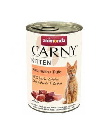 ANIMONDA Carny Kitten cielęcina kurczak indyk 400g