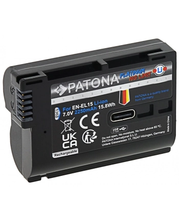 Akumulator Patona Platinum EN-EL15 z USB-C do Nikona