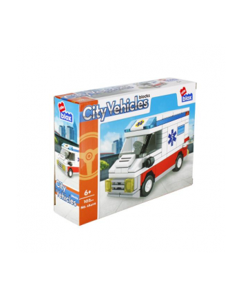 euro-trade Klocki konstrukcyjne Alleblox City Ambulans 102el AB4018