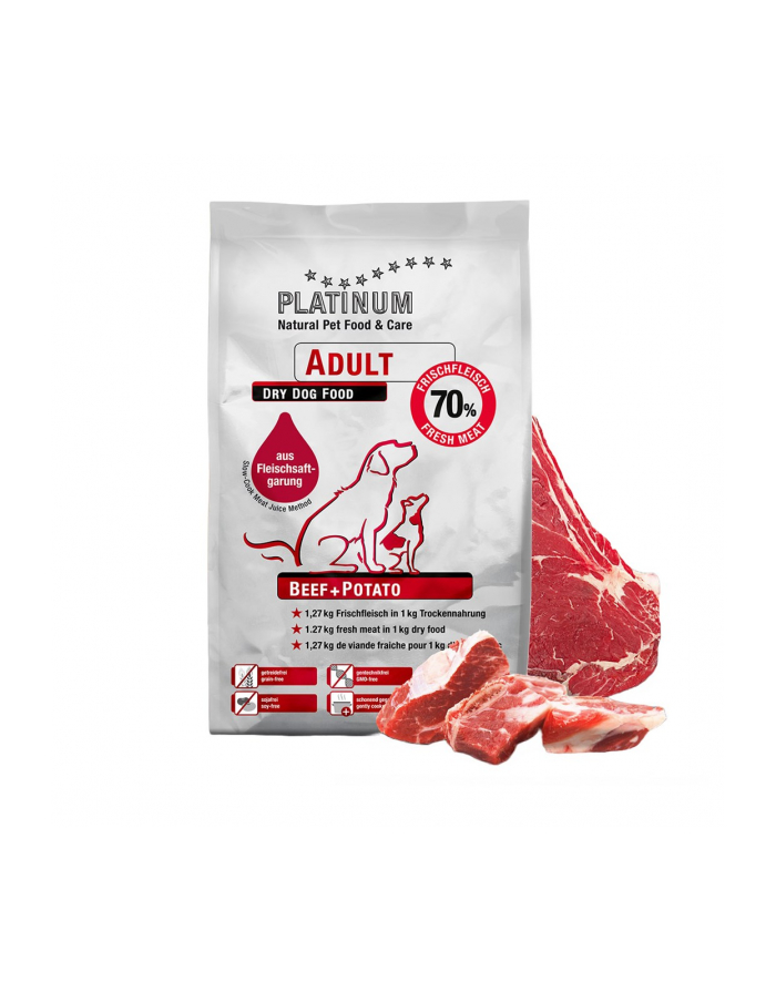 Platinum Beef Potato 15kg  karma sucha dla psów główny