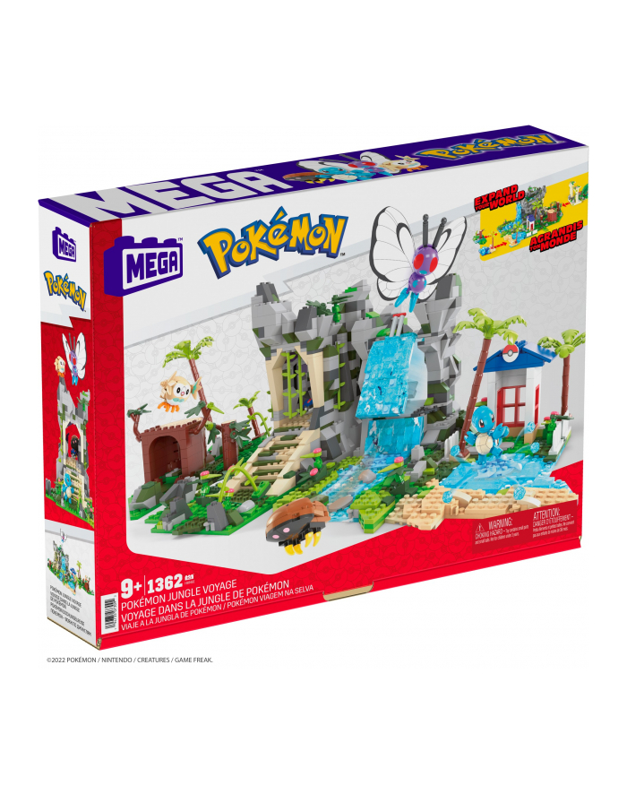 mattel Mega Bloks Pokemon Wielka Przygoda W Dzungli Hhn61 Pud3 główny