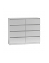 top e shop M8 MALWA KOMODA 120CM 8 SZUFLAD BIAŁY - nr 2
