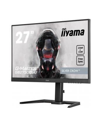 iiyama Monitor 27 cali GB2730QSU-B5 WQHD,HDMI,DP,DVI,USB3.0,75Hz,HAS(150mm)
