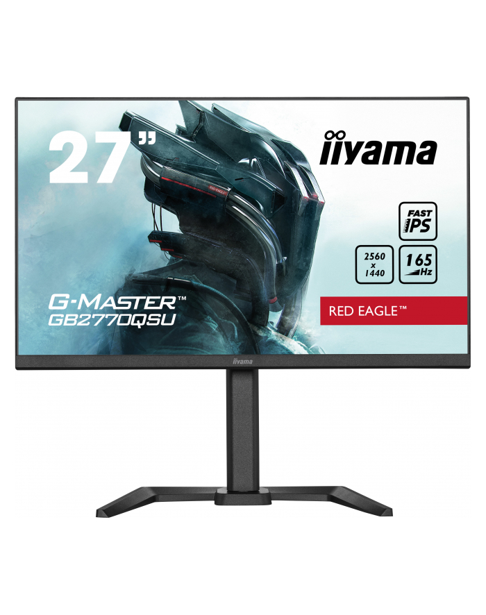 iiyama Monitor 27 cali GB2770QSU-B5 0.5ms,IPS,DP,HDMI,165Hz,HAS(150mm) główny