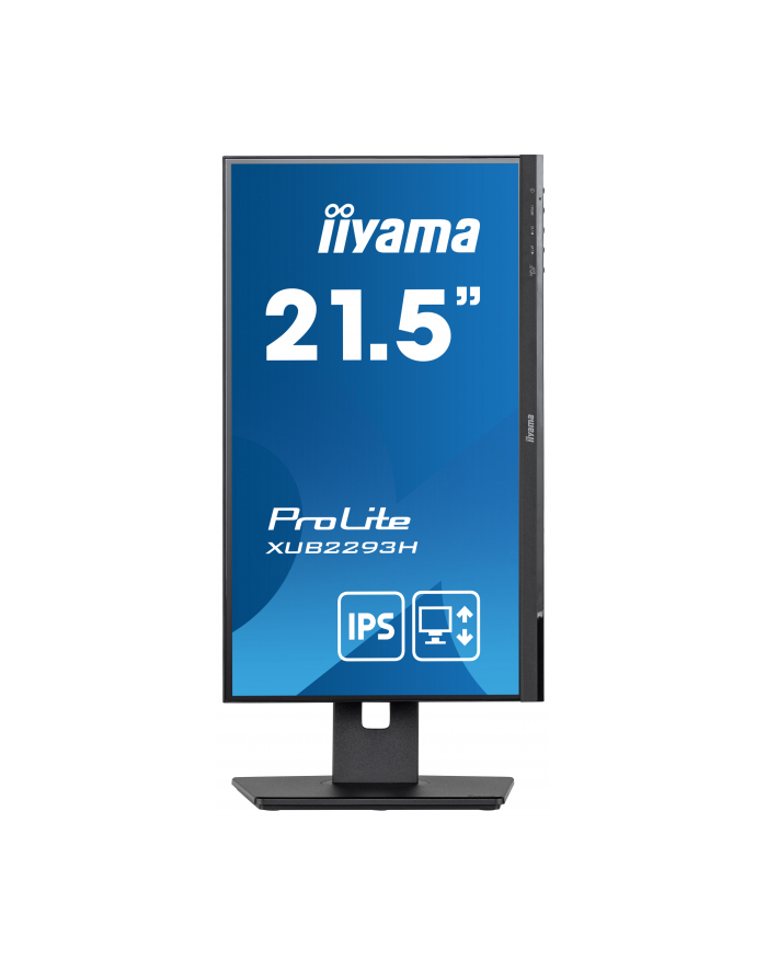 iiyama Monitor 22 cale XUB2293HS-B5 IPS,HDMI,DP,HAS(150mm),2x1W główny