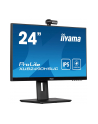 iiyama Monitor 23.8 cala XUB2490HSUC-B5 IPS,FHD,CAM,MIC,HDMI,DP,HAS(150mm) - nr 101