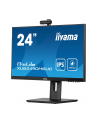 iiyama Monitor 23.8 cala XUB2490HSUC-B5 IPS,FHD,CAM,MIC,HDMI,DP,HAS(150mm) - nr 103