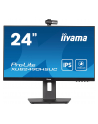 iiyama Monitor 23.8 cala XUB2490HSUC-B5 IPS,FHD,CAM,MIC,HDMI,DP,HAS(150mm) - nr 80