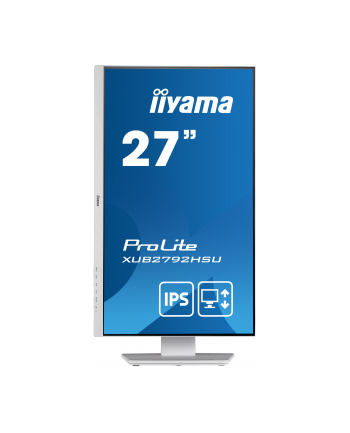 iiyama Monitor 27 cali XUB2792HSU-W5 IPS,HDMI,DP,VGA,FHD,SLIM,HAS(150mm)