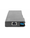 digitus Stacja dokująca USB 3.0 Typ A 7-portów, 4K 30Hz, HDMI, VGA, 2x USB 3.0, SD microSD, RJ45 - nr 6