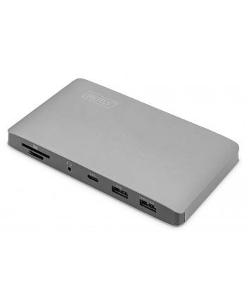 digitus Stacja dokująca USB Typ C 11-portów z Thunderbolt 3, 8K 30Hz, PD 3.0, RJ45, Aluminiowa