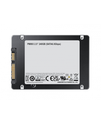 samsung Dysk SSD DCT PM893 240GB MZ7L3240HCHQ-00W07 nr 2
