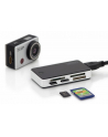 digitus Czytnik kart 5-portowy USB 3.0 SuperSpeed, All-in-one, Czarno-srebrny - nr 16