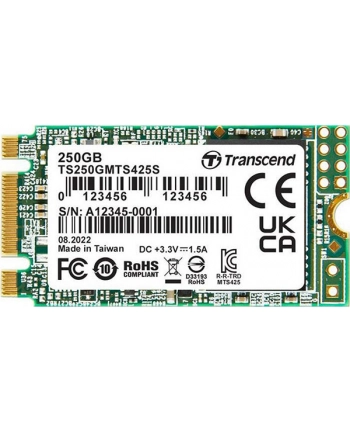 TRANSCEND 250GB M.2 2242 SSD SATA3 B+M Key TLC