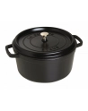 staub Garnek żeliwny okrągły 6.7l La Cocotte, czarny - nr 1
