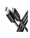 axagon BUMM3-AM10AB Kabel Micro-B USB  USB-A 3.2 Gen 1, 1m, 3A, ALU, PVC Czarny - nr 17