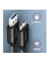 axagon BUMM3-AM10AB Kabel Micro-B USB  USB-A 3.2 Gen 1, 1m, 3A, ALU, PVC Czarny - nr 22