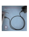 axagon BUMM3-AM10AB Kabel Micro-B USB  USB-A 3.2 Gen 1, 1m, 3A, ALU, PVC Czarny - nr 33