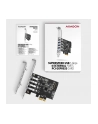 axagon Kontroler PC(wersja europejska)-43RS PCIe 4x port USB 3.2 GEN 1, UASP VIA, 15-pin SATA zasilacz - nr 14