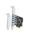 axagon Kontroler PC(wersja europejska)-43RS PCIe 4x port USB 3.2 GEN 1, UASP VIA, 15-pin SATA zasilacz - nr 23