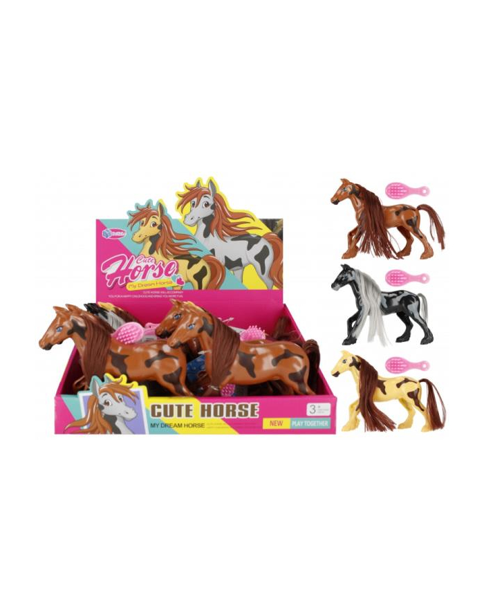 euro-trade Konik z akcesoriami 14cm mix Mega Creative 510700 p12  cena za 1 sztukę główny