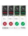 axagon PCES-SA4M2 Kontroler PCIe 2x wewnętrzny port SATA 6G + 2x wewnętrzny port M.2 B-key SATA, SP ' LP - nr 23