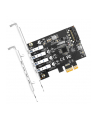 axagon Kontroler PC(wersja europejska)-43RS PCIe 4x port USB 3.2 GEN 1, UASP VIA, 15-pin SATA zasilacz - nr 22
