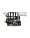 axagon Kontroler PC(wersja europejska)-43RS PCIe 4x port USB 3.2 GEN 1, UASP VIA, 15-pin SATA zasilacz - nr 23