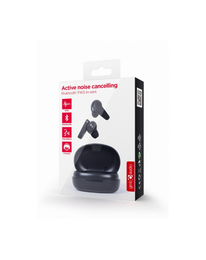 GEMBIRD Słuchawki stereofoniczne douszne Bluetooth TWS Malmö kolor czarny główny
