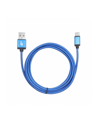 tb Kabel USB-USB C 1.5m niebieski sznurek premium