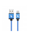 tb Kabel USB-USB C 1.5m niebieski sznurek premium - nr 7