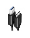 axagon BUMM3-AM10AB Kabel Micro-B USB  USB-A 3.2 Gen 1, 1m, 3A, ALU, PVC Czarny - nr 10