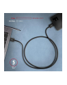 axagon BUMM3-AM10AB Kabel Micro-B USB  USB-A 3.2 Gen 1, 1m, 3A, ALU, PVC Czarny - nr 29