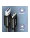 axagon BUMM3-AM10AB Kabel Micro-B USB  USB-A 3.2 Gen 1, 1m, 3A, ALU, PVC Czarny - nr 5