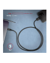 axagon BUMM3-CM10AB Kabel Micro-B USB,  USB-C 3.2 Gen 1, 1m, 3A, ALU, PVC Czarny - nr 29