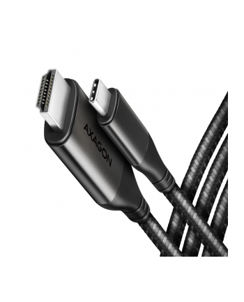 axagon Adapter RVC-HI2MC USB-C -> HDMI 2.0 4K/60Hz Aluminum, 1.8m kabel