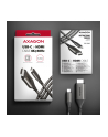 axagon Adapter RVC-HI2MC USB-C -> HDMI 2.0 4K/60Hz Aluminum, 1.8m kabel - nr 6
