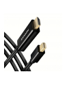 axagon Konwerter/kabel aktywny RVDM-HI14C2  Mini DP > HDMI 1.4 kabel 1.8m4K/30Hz - nr 1