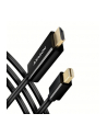 axagon Konwerter/kabel aktywny RVDM-HI14C2  Mini DP > HDMI 1.4 kabel 1.8m4K/30Hz - nr 24