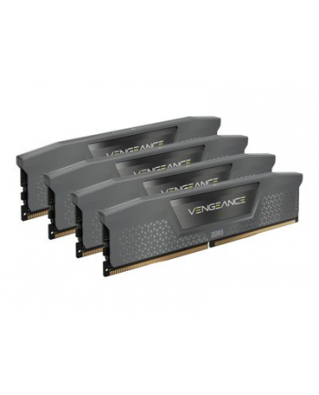 CORSAIR VENGEANCE 4x16GB DIMM DDR5 5600MT/s 64GB Unbuffered 36-36-36-76 Std PMIC XMP 3.0 Grey Heatspreader Black PCB 1.25V