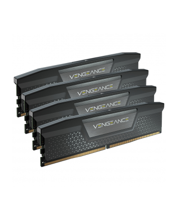CORSAIR VENGEANCE 64GB 4x16GB DDR5 6400MT/s DIMM Unbuffered 32-40-40-84 Std PMIC XMP 3.0 Black Heatspreader 1.4V