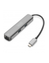 digitus Stacja dokująca USB-C, 5 portów 4K 30Hz HDMI 3x USB3.0 RJ45 srebrna - nr 10