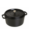 staub Garnek żeliwny okrągły 6.7l La Cocotte, czarny - nr 1