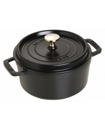 staub Garnek żeliwny okrągły 1.7l La Cocotte, czarny