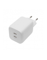 digitus Ładowarka sieciowa, zasilacz GaN 2x USB-C PD 3.0 max. 65W, biała - nr 22