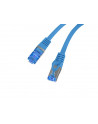 LANBERG Patchcord Kat.6A S/FTP LSZH CCA 0.25m niebieski - nr 3