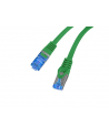 LANBERG Patchcord Kat.6A S/FTP LSZH CCA 0.25m zielony - nr 3