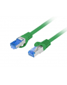 LANBERG Patchcord Kat.6A S/FTP LSZH CCA 0.25m zielony - nr 7